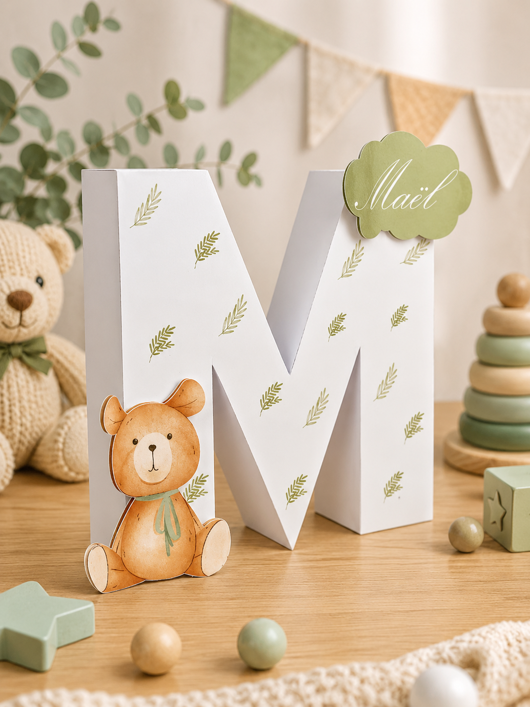 Lettre 3D Personnalisée – Décoration Prénom & Initiales pour Événement – Image 3