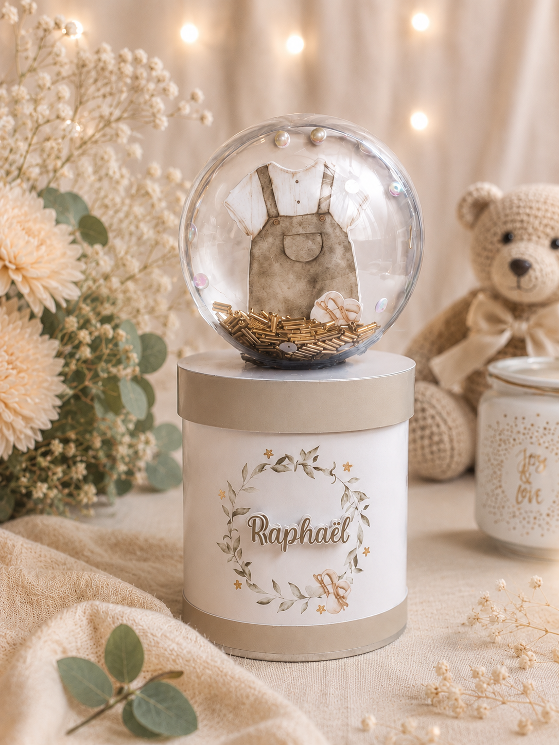 Boîte de Chips Personnalisée 3D – Décoration Gourmande pour Buffet & Sweet Table