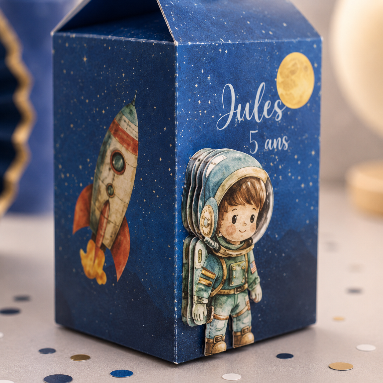 Boîte Cadeau Invité Personnalisée 3D – Boîte de Lait Décorative pour Événement – Image 2