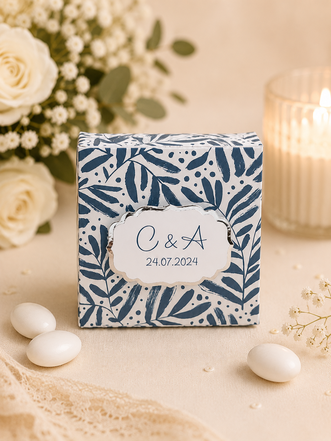 Boîte Cadeau Personnalisé 3D – Décoration de Table & Souvenir Invité