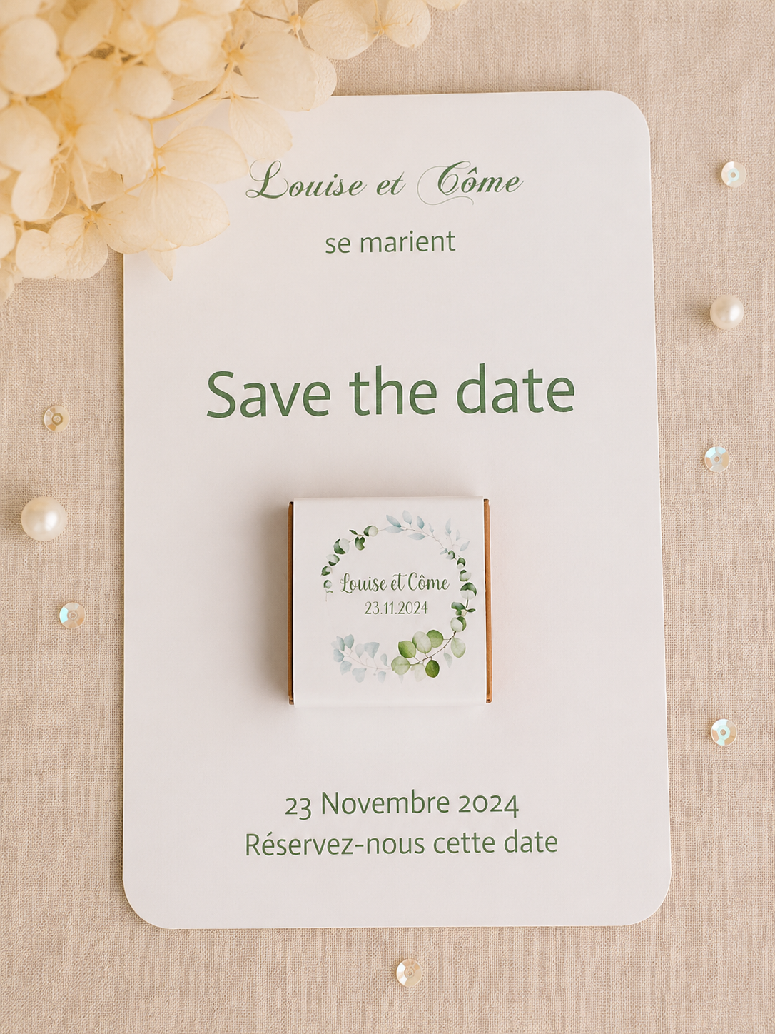 Carte Chocolat Personnalisée – Remerciement Invité & Attention Gourmande – Image 2