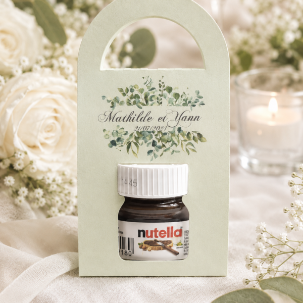 Box Pâte à Tartiner Personnalisée – Cadeau Invité Gourmand & Élégant