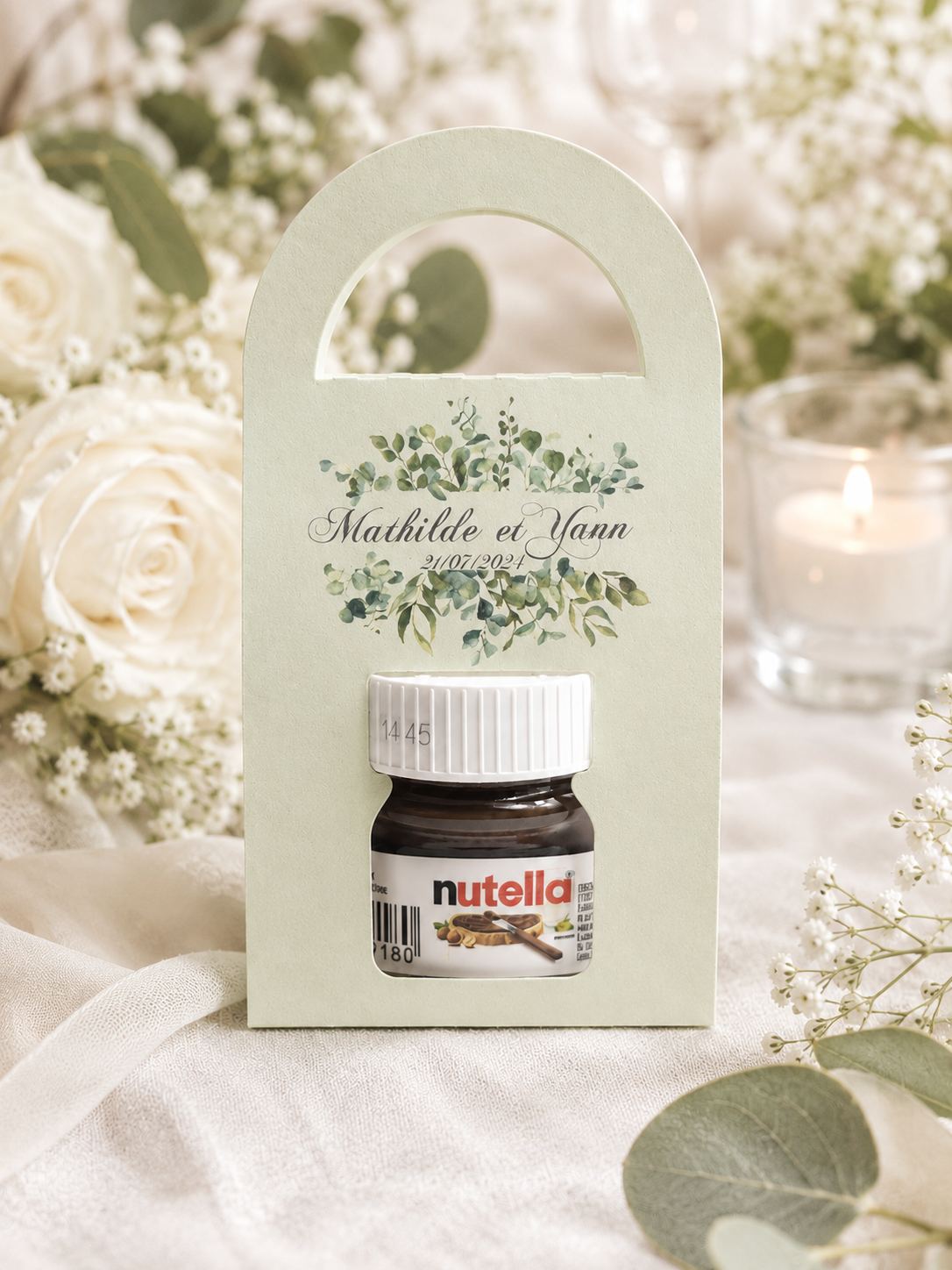 Box Pâte à Tartiner Personnalisée – Cadeau Invité Gourmand & Élégant