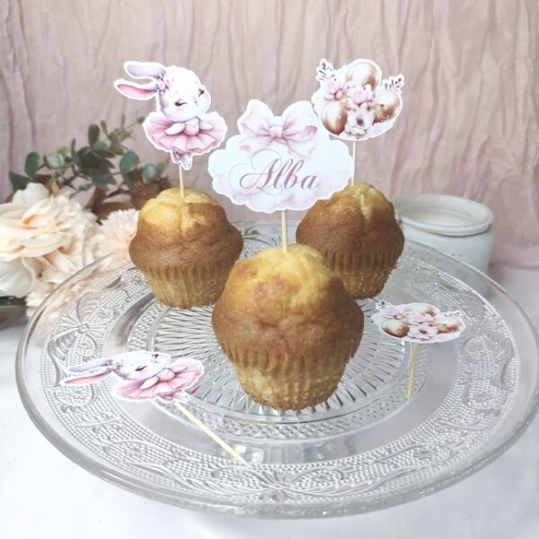 Mini cake topper (x9)