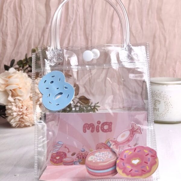 Sac transparent cadeau d’invités