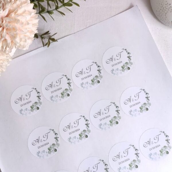 Stickers pour bougie (x20)