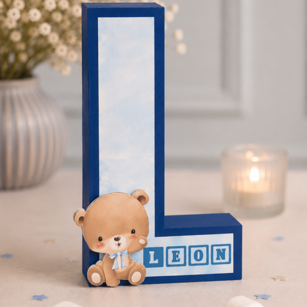 Lettre 3D Personnalisée – Décoration Prénom & Initiales pour Événement
