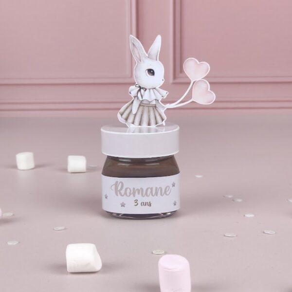 Mini pot de pâte à tartiné 3D