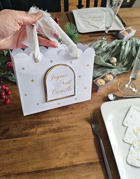 Sac cadeau "Sous le sapin"