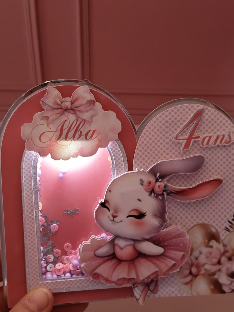 Cake topper shaker LED 3D – Image 2