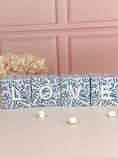 Cube personnalisé lettre