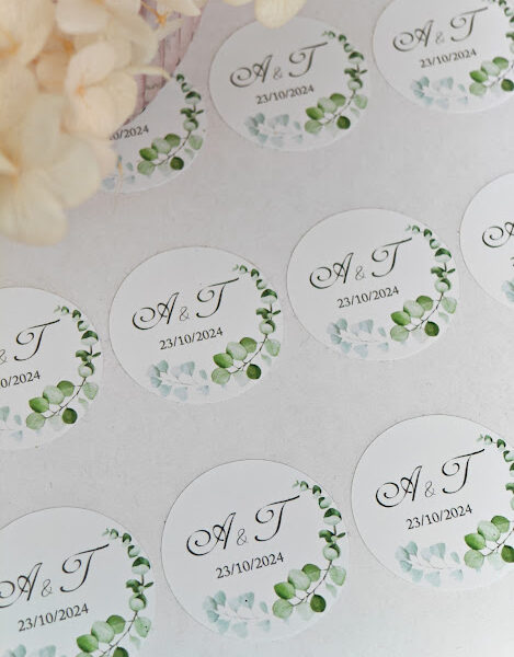 Stickers pour bougie (x20)