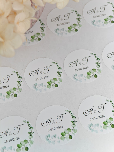 Stickers pour bougie (x20)