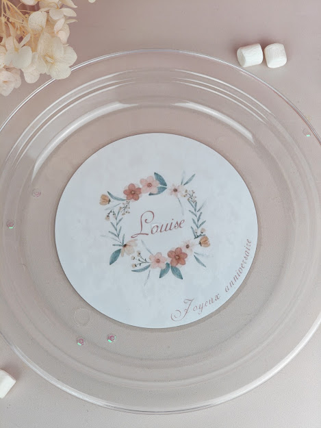 Assiette personnalisée
