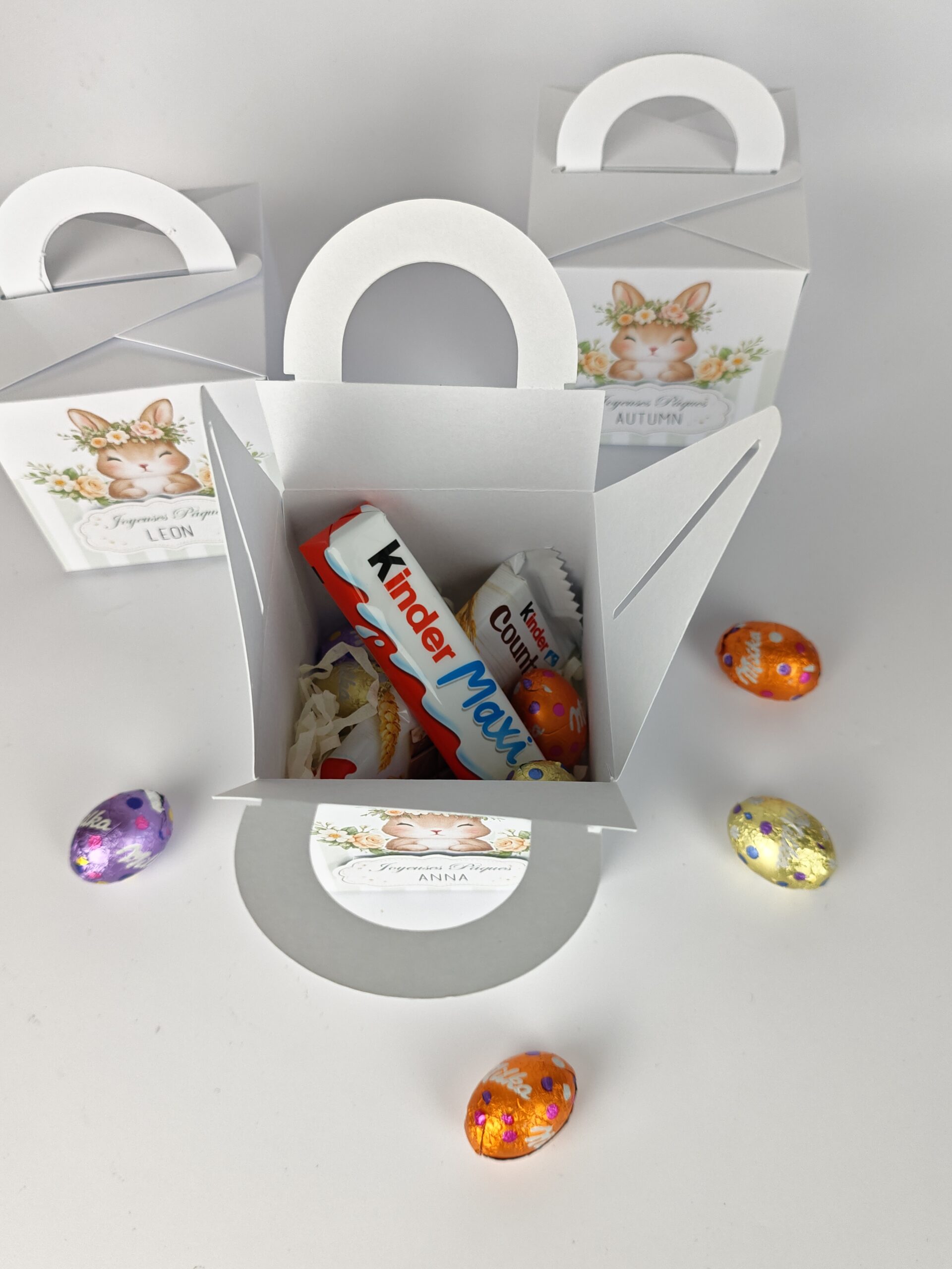Boîte de Pâques personnalisée avec chocolats – Un petit cadeau qui fait fondre les cœurs – Image 2