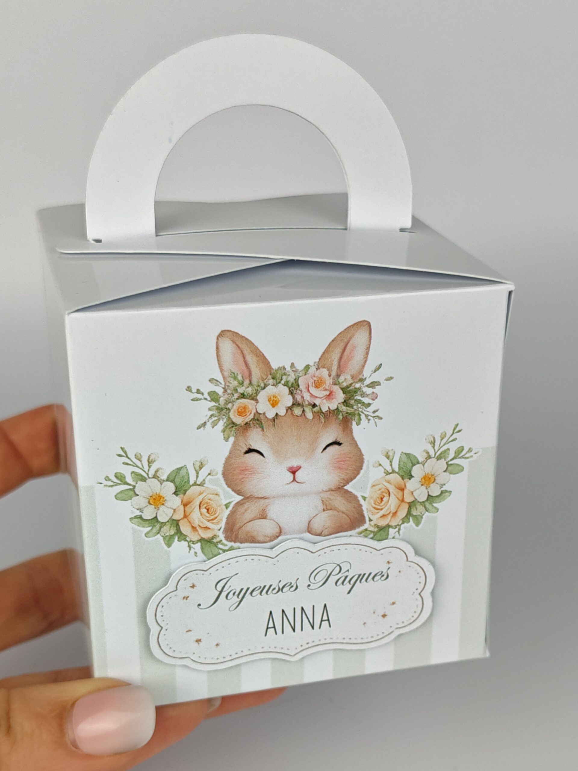 Boîte de Pâques personnalisée avec chocolats – Un petit cadeau qui fait fondre les cœurs – Image 3