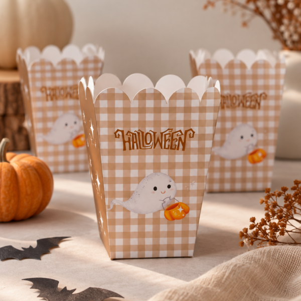 Pot à popcorn Halloween – Petit Fantôme
