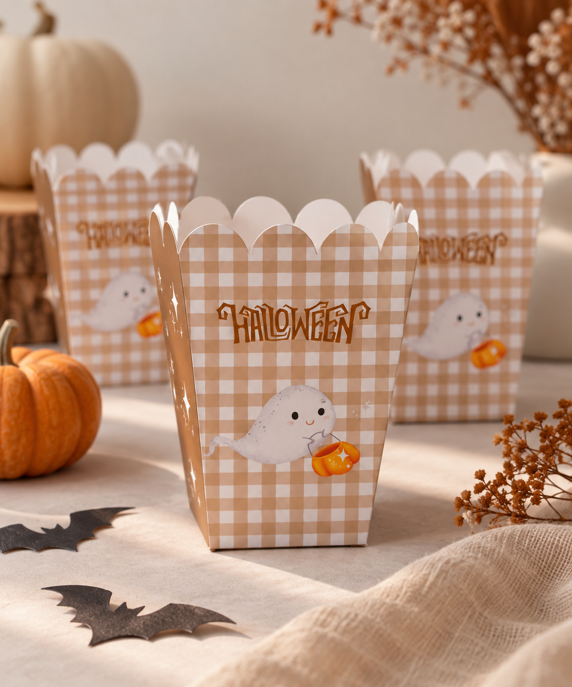 Pot à popcorn Halloween – Petit Fantôme