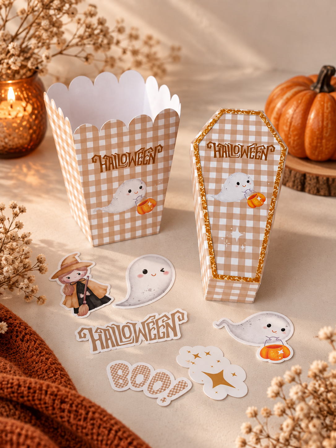 Pot à popcorn Halloween – Petit Fantôme – Image 4